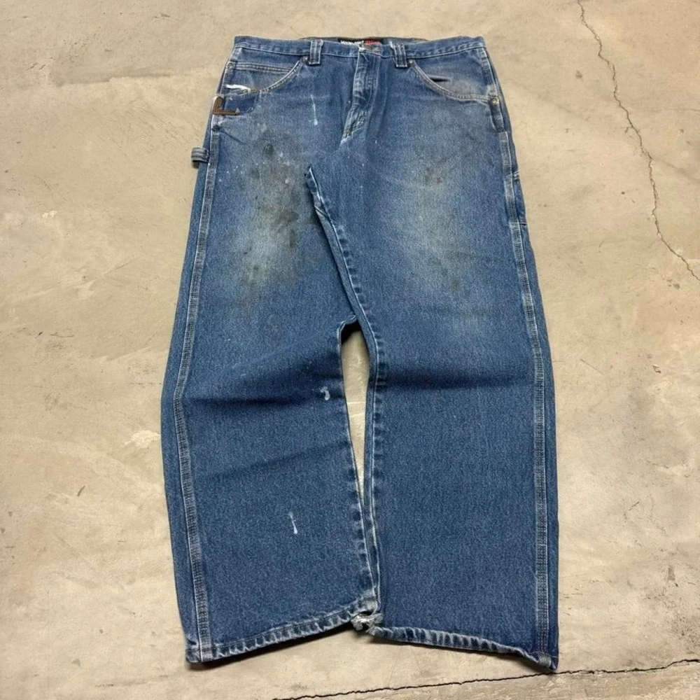 Vintage y2k Wrangler Riggs Carpenter‎ Denim Jeans